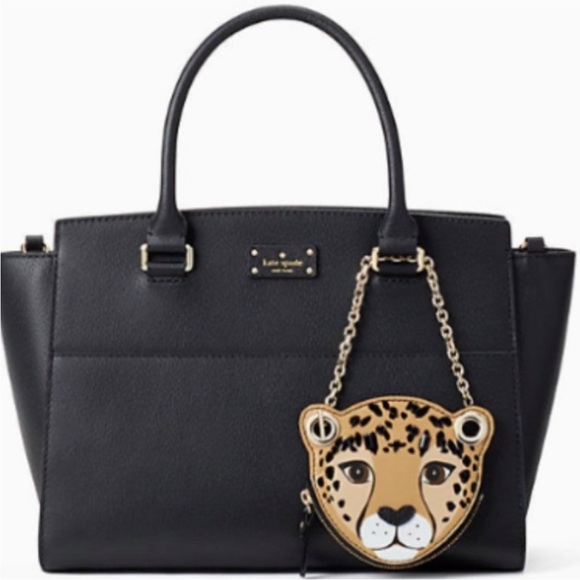 🌼 kate spade Run Wild Leopard Coin Purse & Wallet - Picture 3 of 4